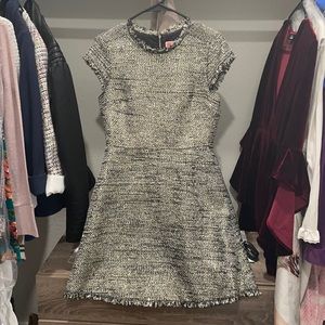 Like New Kate Spade Tweed Sparkle Party Dress